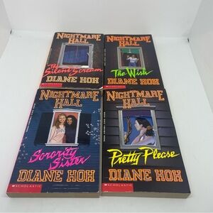 Scholastic Nightmare Hall Paperback Book Lot 1, 4, 7, 10